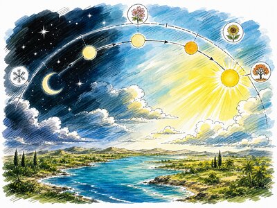 Illustration til Første Mosebog 1:14