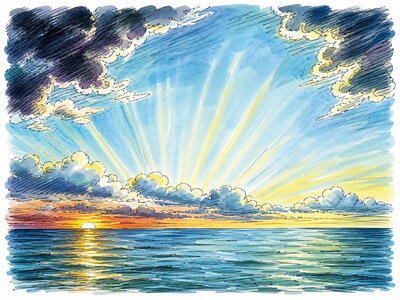 Illustration til Første Mosebog 1:8
