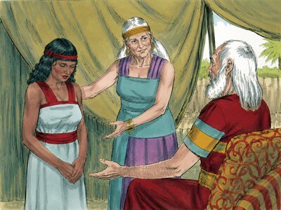 Illustration for Genesis 16:3