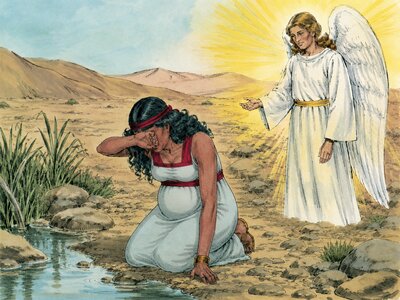 Illustration for Genesis 16:7