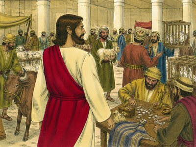 Illustration for John 2:14