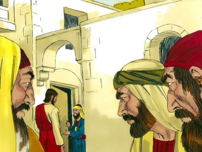 Illustration for Luke 19:5