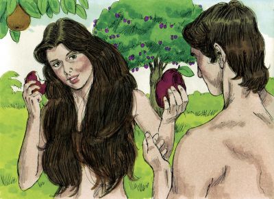 Illustration til Første Mosebog 3:6