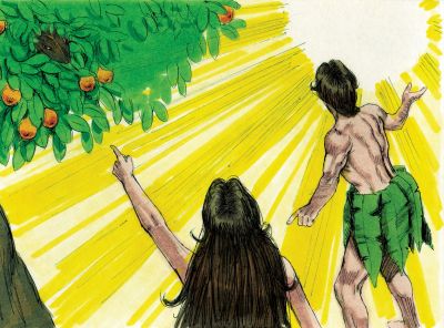 Illustration til Første Mosebog 3:11