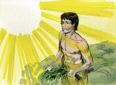 Illustration til Første Mosebog 4:10
