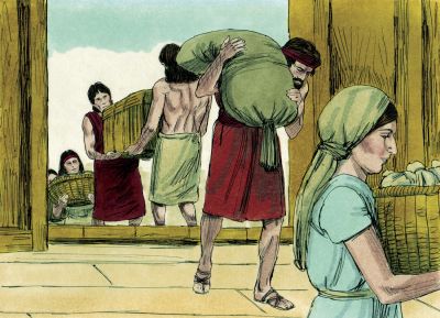 Illustration til Første Mosebog 7:7