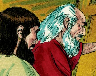 Illustration til Første Mosebog 8:8