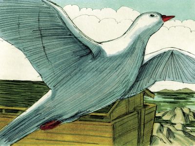 Illustration til Første Mosebog 8:12