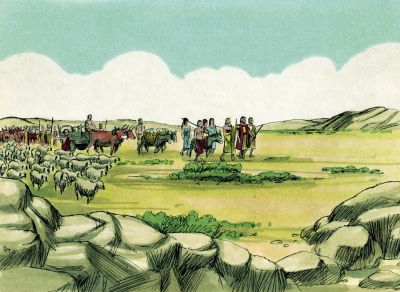 Illustration til Første Mosebog 12:1
