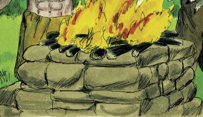 Illustration til Første Mosebog 12:7