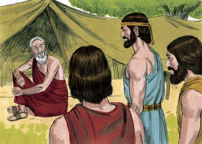 Illustration for Genesis 18:1