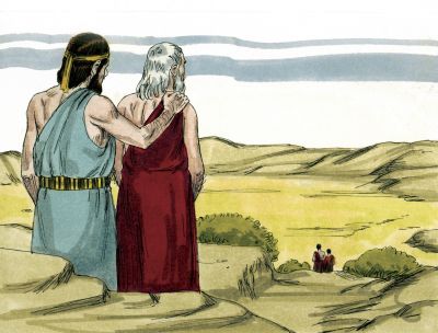 Illustration for Genesis 18:22