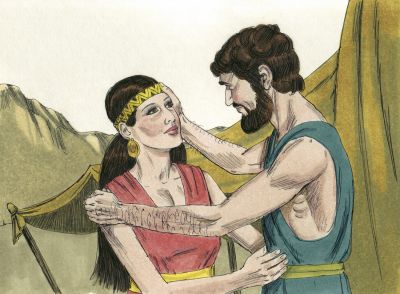 Illustration for Genesis 24:63