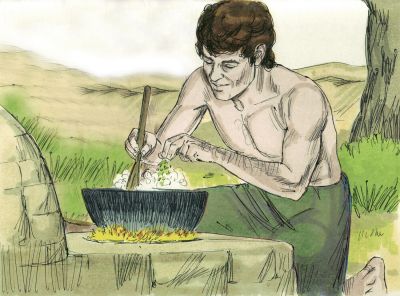 Illustration for Genesis 25:29