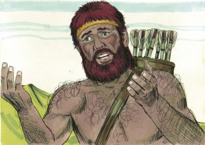Illustration for Genesis 27:34
