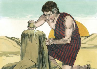 Illustration for Genesis 28:18