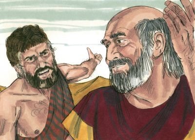Illustration for Genesis 29:25