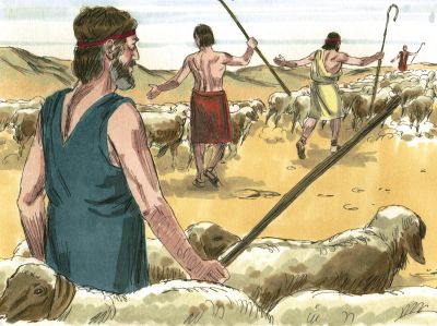 Illustration for Genesis 32:7