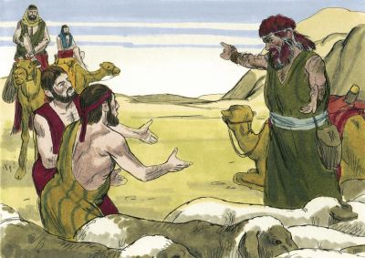 Illustration for Genesis 32:17