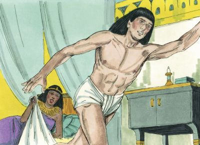 Illustration for Genesis 39:12