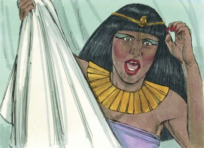 Illustration for Genesis 39:12