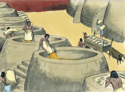 Illustration for Genesis 41:49