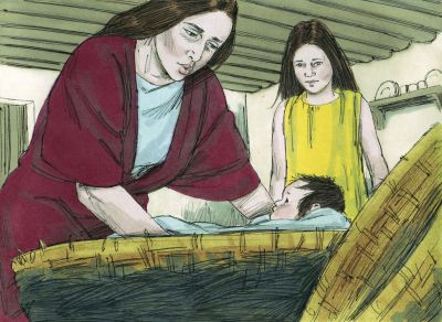 Illustration for Exodus 2:3