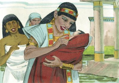 Illustration for Exodus 2:6