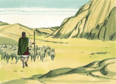 Illustration for Exodus 3:1