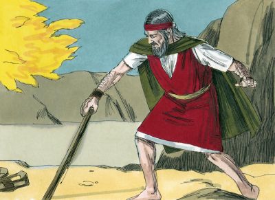 Illustration for Exodus 4:4