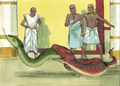 Illustration for Exodus 7:12