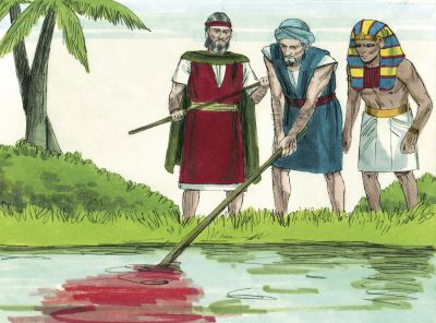 Illustration for Exodus 7:19
