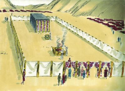 Illustration for Exodus 27:9