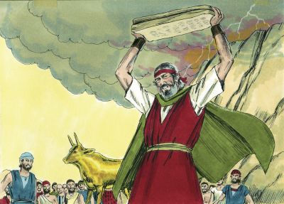 Illustration for Exodus 32:19