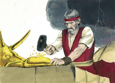 Illustration for Exodus 32:20