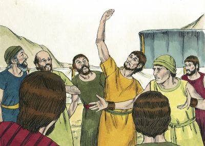 Illustration for Numbers 13:31
