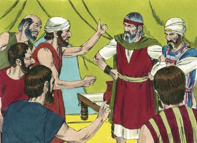 Illustration for Numbers 13:26