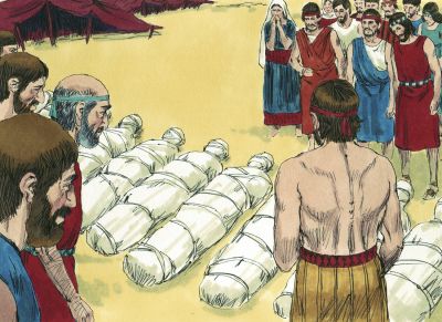 Illustration for Numbers 14:36