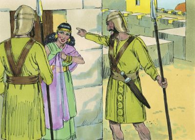 Illustration for Joshua 2:4