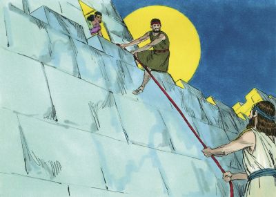 Illustration for Joshua 2:15