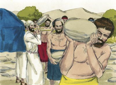 Illustration for Joshua 4:1