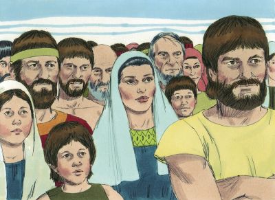 Illustration for Joshua 4:14