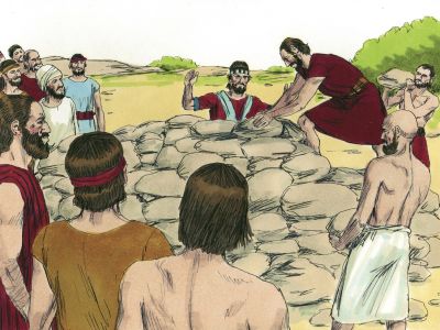 Illustration for Joshua 4:21