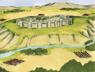 Illustration for Joshua 4:19