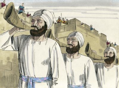 Illustration for Joshua 6:15