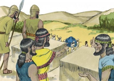 Illustration for Joshua 6:15
