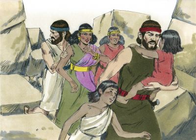 Illustration for Joshua 6:22