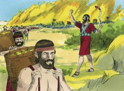 Illustration for Joshua 6:24