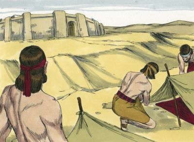 Illustration for Joshua 8:10