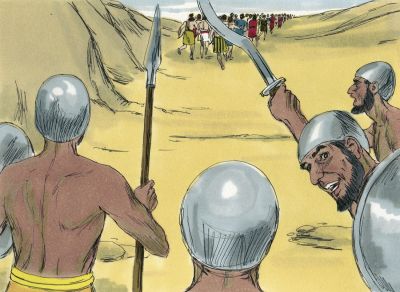 Illustration for Joshua 8:17